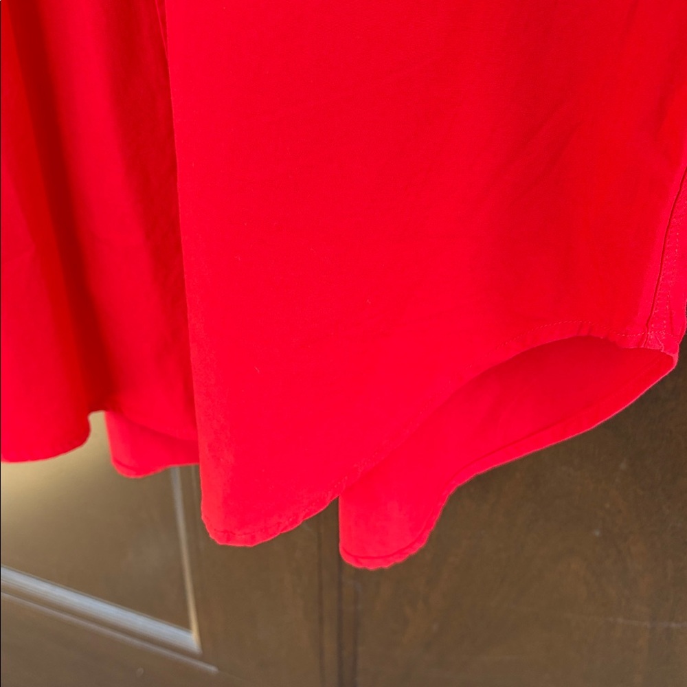 J. Crew Red Button-Up Shirt - Picture 6 of 13